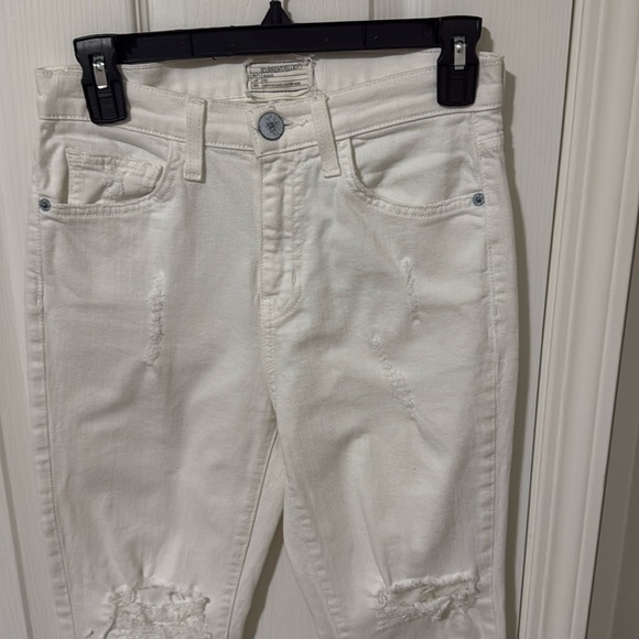 CURRENT/ELLIOT The Super High Waist Stiletto Salty Destroy - Picture 3 of 9